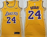 Women Lakers 24 Kobe Bryant Yellow Nike Swingman Jersey,baseball caps,new era cap wholesale,wholesale hats